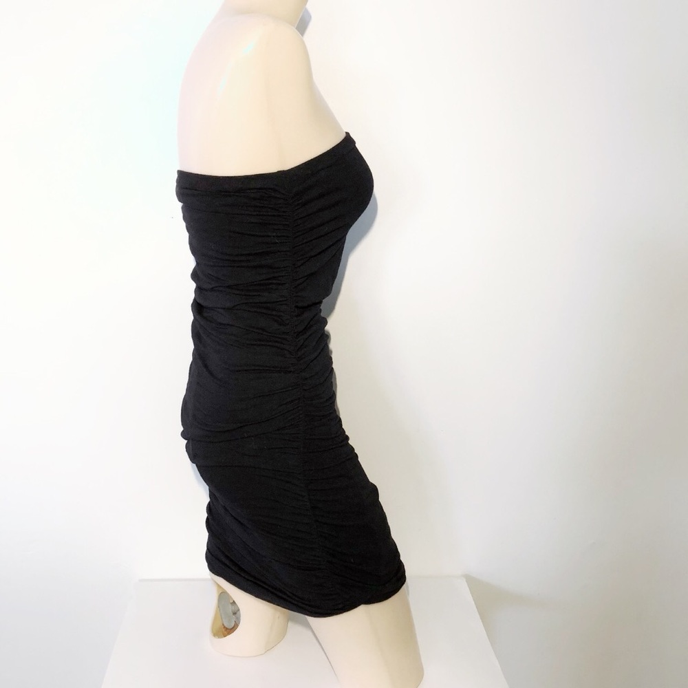 ZENANA OUTFITTERS SCRUNCHED TUBE DRESS - Picture 2 of 4